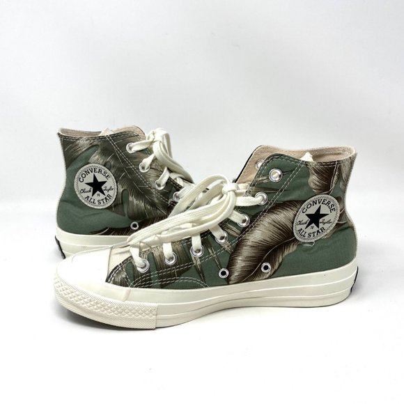 Converse Chuck Black Tropic Shirt Canvas Sneaker Women's Size 8 170667C - Picture 4 of 9